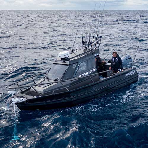 gps amélioré et hélice anti-algues du moteur électrique avant mer Minn Kota Riptide Terrova BT 112 lbs 220 cm